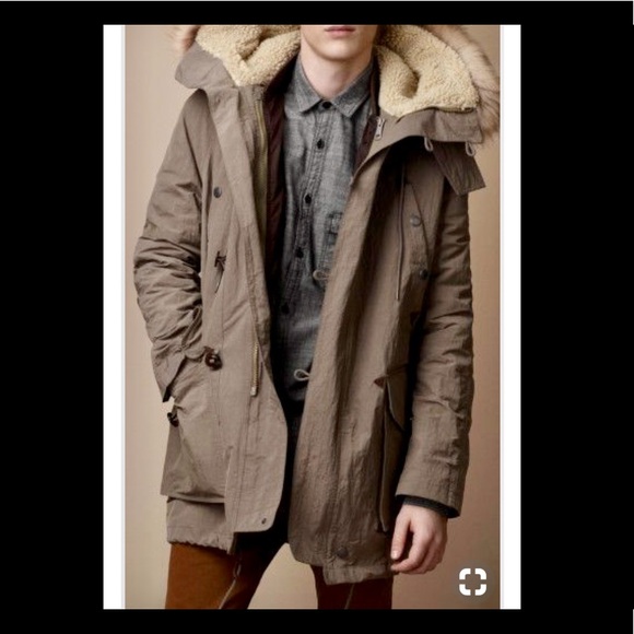 Burberry Other - ‼️SALE‼️MEN'S BURBERRY FUR TRIM HOODED PARKA